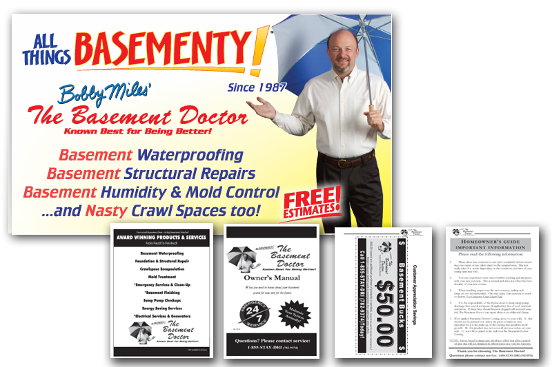 basement doctor, brochure, CDS portfolio, cdsprint.com, Corporate Document Solutions, CDS Design Team, print collateral